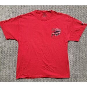 Howard University Bisons‎ Logo NCAA Seal Tee T-Shirt Mens Size Large Red